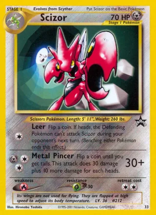 Scizor #33 · Wizards Black Star Promos Pokémon card