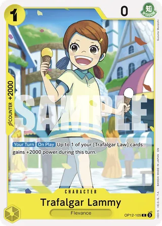 Trafalgar Lammy #OP12-105 · Legacy of the Master One Piece card