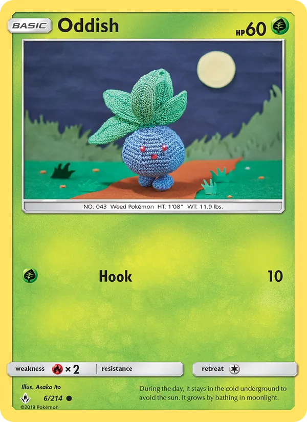 Oddish full card art