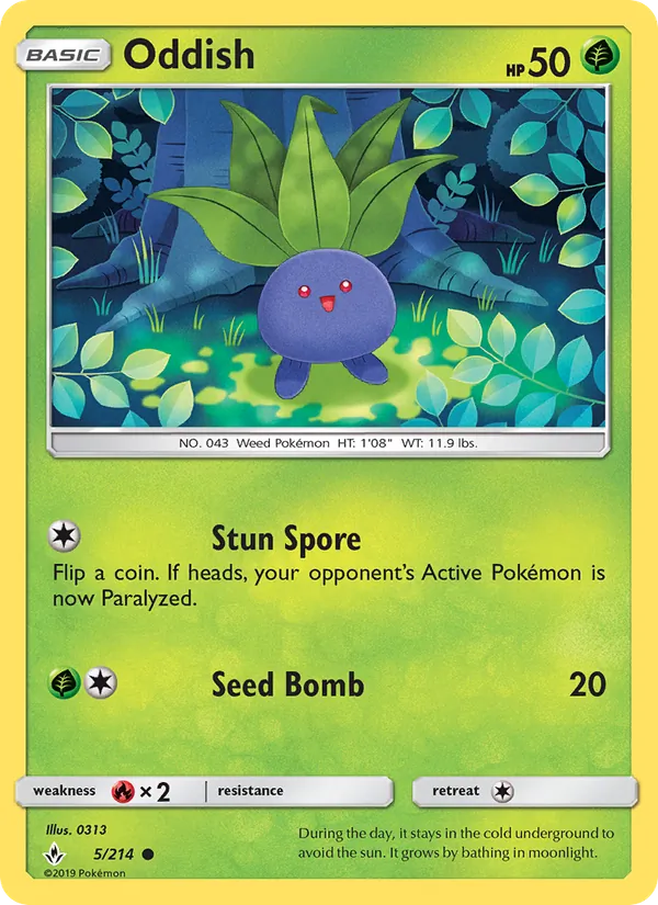 Oddish full card art