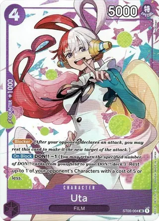Uta (Premium Card Collection -Uta-) #ST05-004-premium-card-collection-uta · One Piece Promotion Cards One Piece card