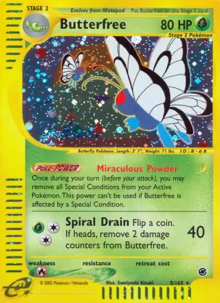 Butterfree #5 · Expedition Base Set Pokémon card