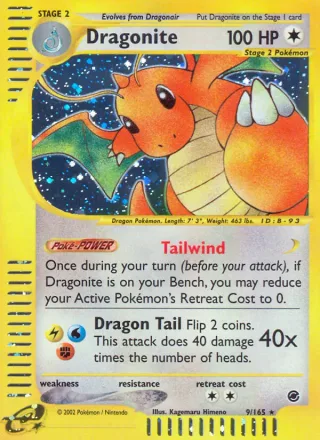 Dragonite #9 · Expedition Base Set Pokémon card
