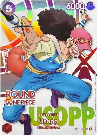 Usopp (Round 1 Promo) #OP11-003-round-1-promo · One Piece Promotion Cards One Piece card