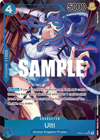 Ulti (Reprint) #OP05-043-reprint · Premium Booster -The Best- One Piece card