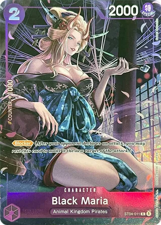 Black Maria (Premium Card Collection -BANDAI CARD GAMES Fest. 23-24 Edition-) #ST04-011-premium-card-collection-bandai-card-games-fest-23-24-edition · One Piece Promotion Cards One Piece card