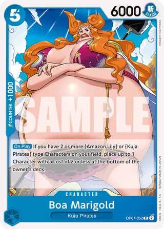 Boa Marigold #OP07-052 · 500 Years in the Future Pre-Release Cards One Piece card