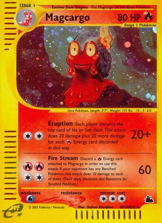 Magcargo #H16 · Skyridge Pokémon card