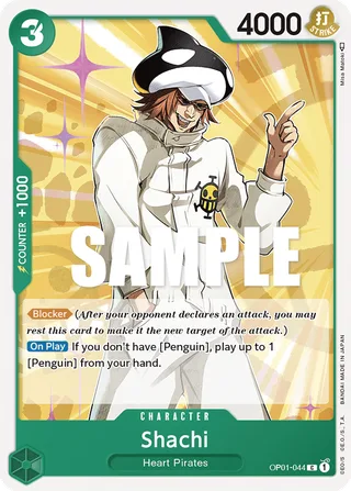 Shachi #OP01-044 · Romance Dawn One Piece card
