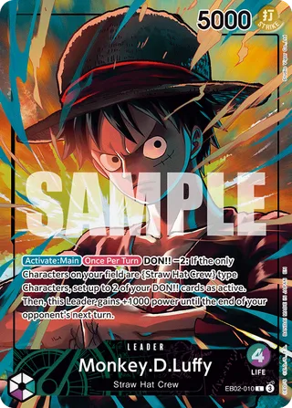 Monkey.D.Luffy (Official Playmat Limited Edition Vol.5) #EB02-010-official-playmat-limited-edition-vol-5 · One Piece Promotion Cards One Piece card