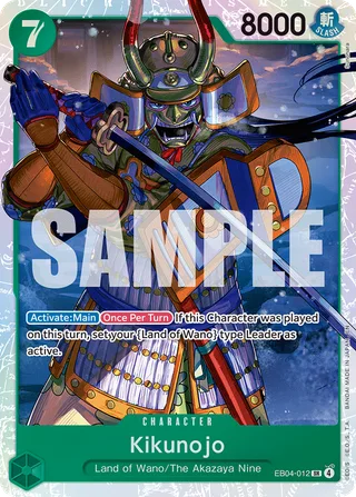 Kikunojo #EB04-012 · The Azure Sea's Seven One Piece card