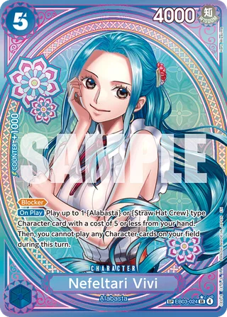 Nefeltari Vivi (SP) #EB03-024-sp · Extra Booster: One Piece Heroines Edition One Piece card