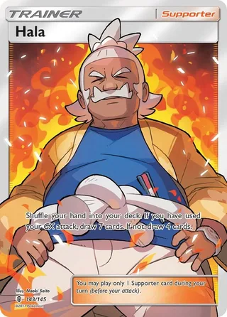 Hala #143 · Guardians Rising Pokémon card