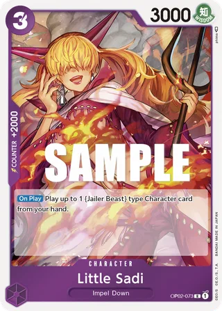 Little Sadi #OP02-073 · Paramount War One Piece card