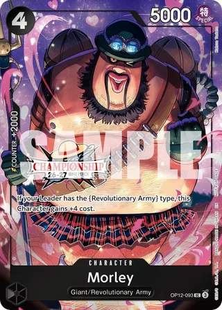 Morley (CS 26-27 Celebration Pack) #OP12-093-cs-26-27-celebration-pack · One Piece Promotion Cards One Piece card
