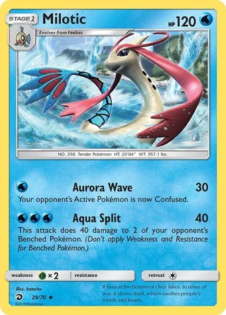 Milotic #29 · Dragon Majesty Pokémon card