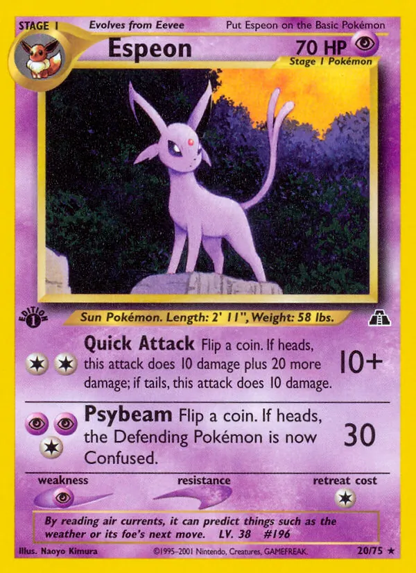 Espeon full card art