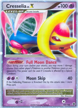 Cresselia #103 · Great Encounters Pokémon card