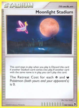 Moonlight Stadium #100 · Great Encounters Pokémon card