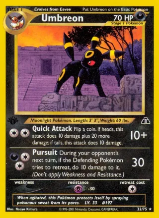 Umbreon #32 · Neo Discovery Pokémon card