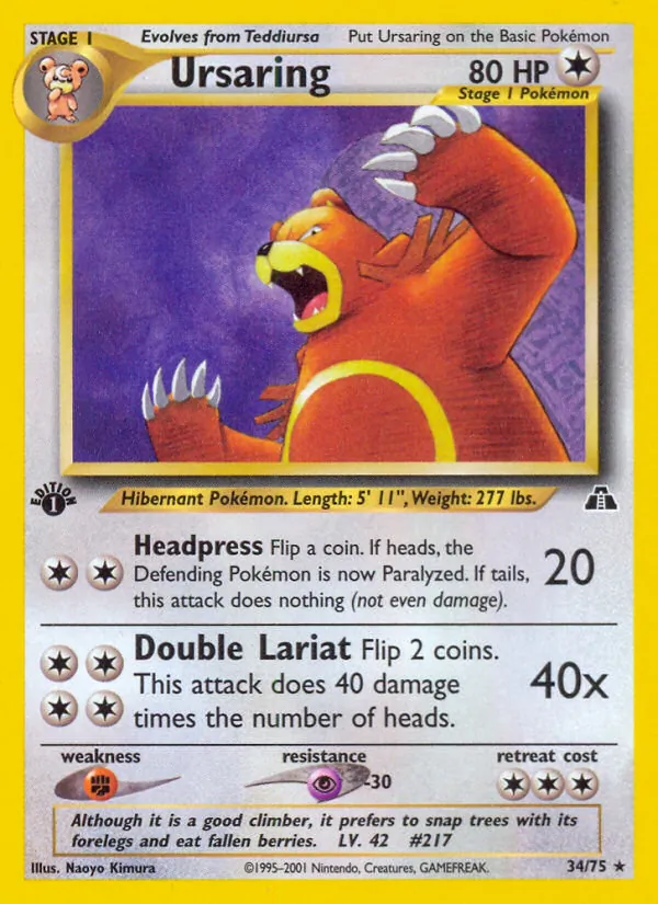 Ursaring full card art