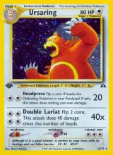 Ursaring · Neo Discovery Pokémon card