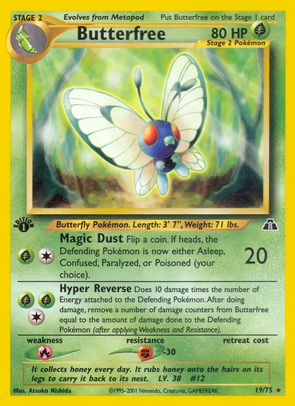 Butterfree full card art
