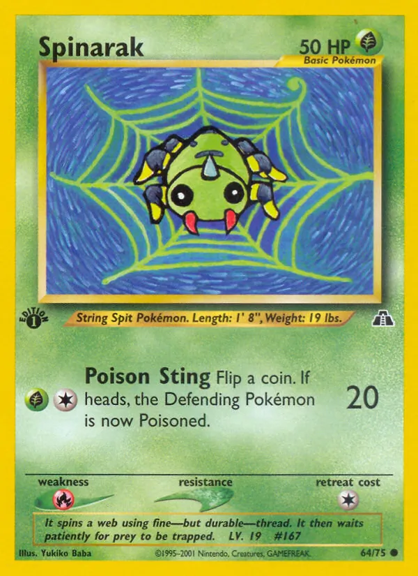 Spinarak full card art