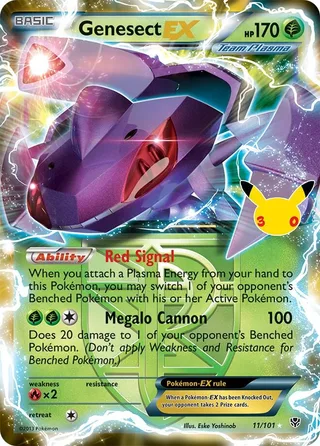 Genesect EX #004 · 30th Classic Collection Pokémon card