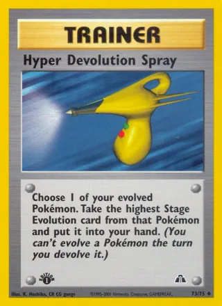 Hyper Devolution Spray card