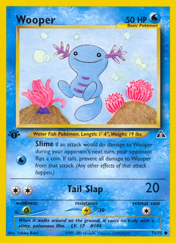Wooper full card art