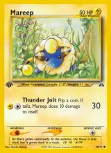 Mareep · Neo Discovery Pokémon card