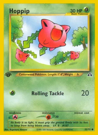 Hoppip #55 · Neo Discovery Pokémon card