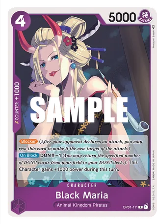 Black Maria #OP01-111 · Romance Dawn One Piece card