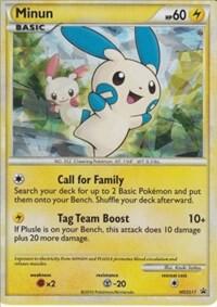 Minun #HGSS17 · HGSS Black Star Promos Pokémon card