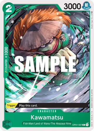 Kawamatsu #OP01-037 · Romance Dawn One Piece card