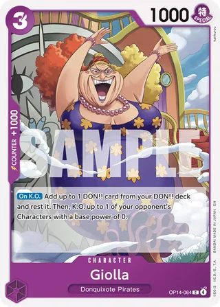 Giolla #OP14-064 · The Azure Sea's Seven One Piece card