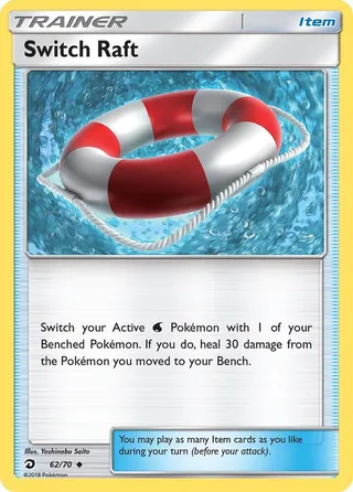Switch Raft #62 · Dragon Majesty Pokémon card