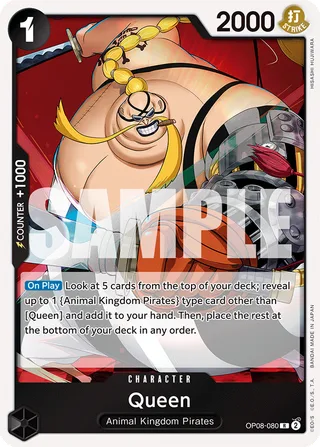 Queen #OP08-080 · Two Legends One Piece card