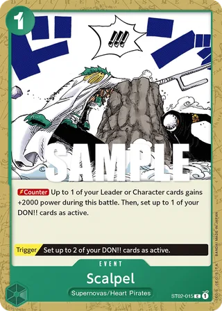 Scalpel #ST02-015 · Revision Pack Cards One Piece card