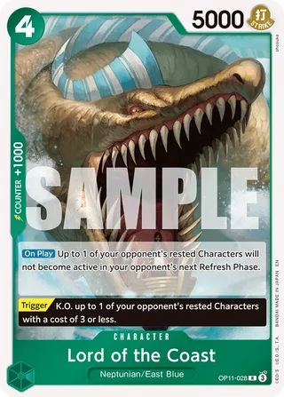 Lord of the Coast #OP11-028 · A Fist of Divine Speed One Piece card