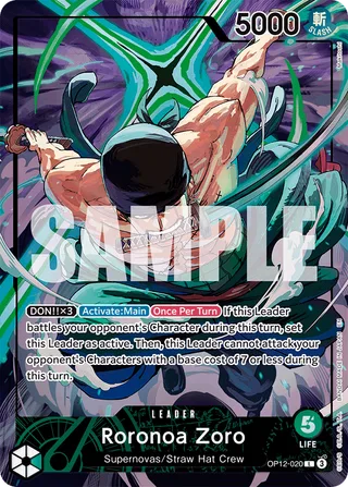 Roronoa Zoro (Official Playmat Limited Edition Vol.4) #OP12-020-official-playmat-limited-edition-vol-4 · One Piece Promotion Cards One Piece card