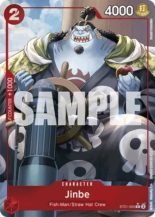 Jinbe (Parallel) #ST21-005-parallel · ST-21: Starter Deck 21 EX Gear 5 One Piece card