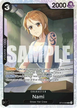 Nami #ST14-006 · ST-14: Starter Deck 14 3D2Y One Piece card