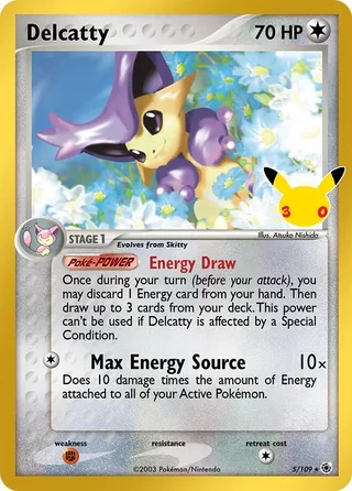 Delcatty #002 · 30th Classic Collection Pokémon card