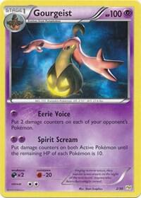 Gourgeist #2 · XY trainer Kit (Noivern) Pokémon card