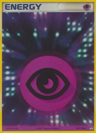 Psychic Energy #107 · Power Keepers Pokémon card