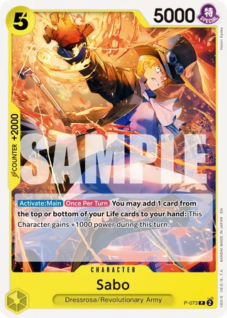 Sabo (Premium Card Collection -Best Selection Vol. 3-) #P-073-premium-card-collection-best-selection-vol-3 · One Piece Promotion Cards One Piece card
