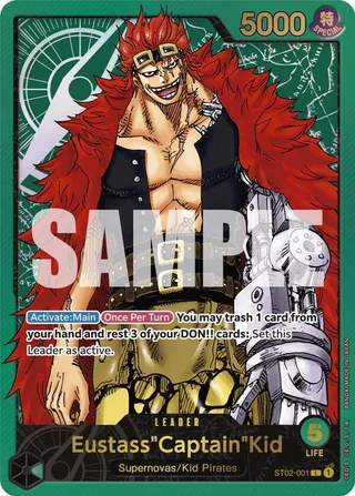 Eustass"Captain"Kid (Premium Card Collection -Leader Collection-) #ST02-001-premium-card-collection-leader-collection · One Piece Promotion Cards One Piece card