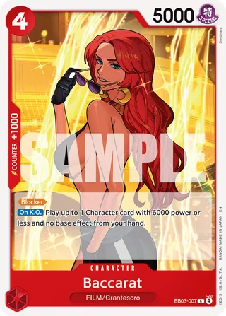 Baccarat #EB03-007 · Extra Booster: One Piece Heroines Edition One Piece card